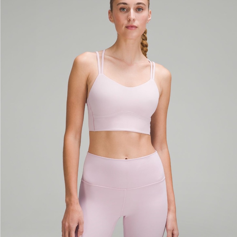 Lululemon Like A Cloud Longline Bra/ Pink Peony/ Light Support